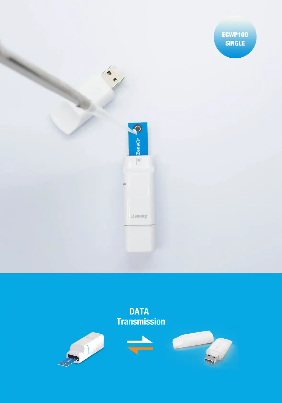 無線電化學分析儀/工作站/恆電位儀的單通道信號接收器-Zensor R&D-ECWP100